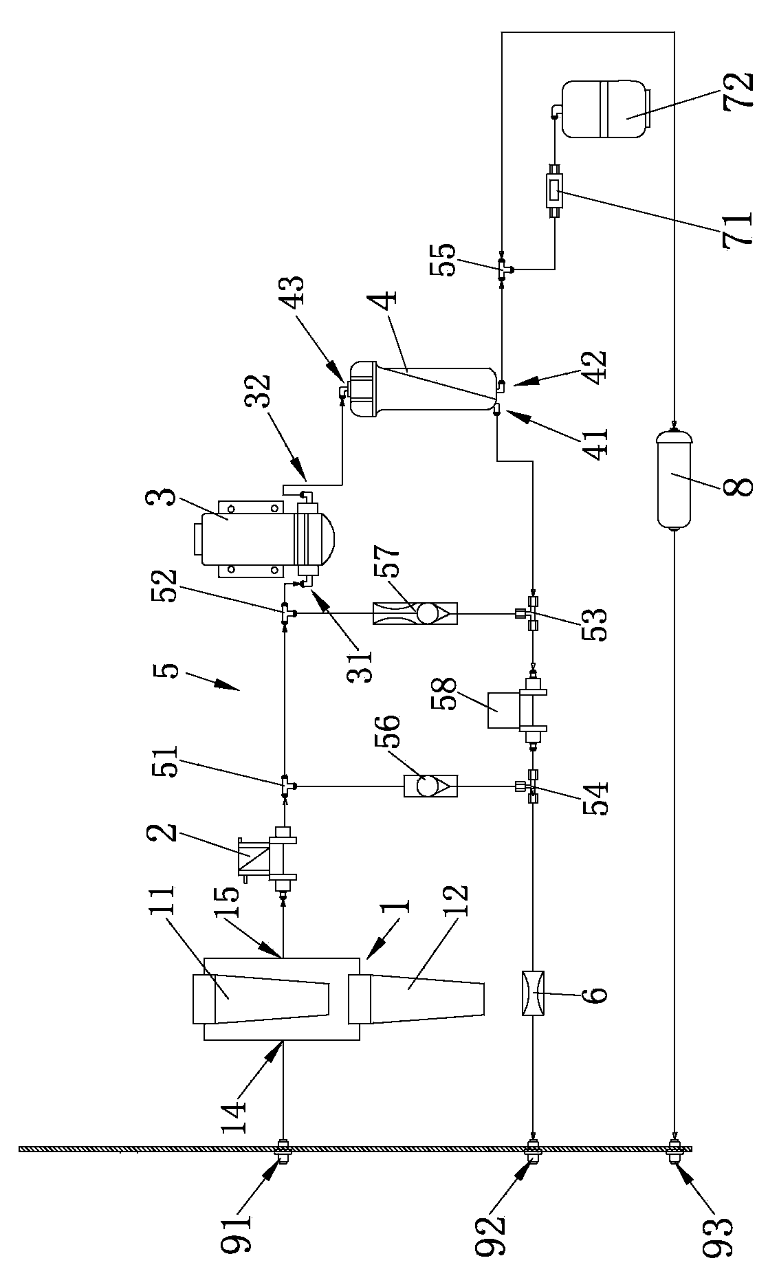 Dual-cycle reverse osmosis device and reverse osmosis treatment method
