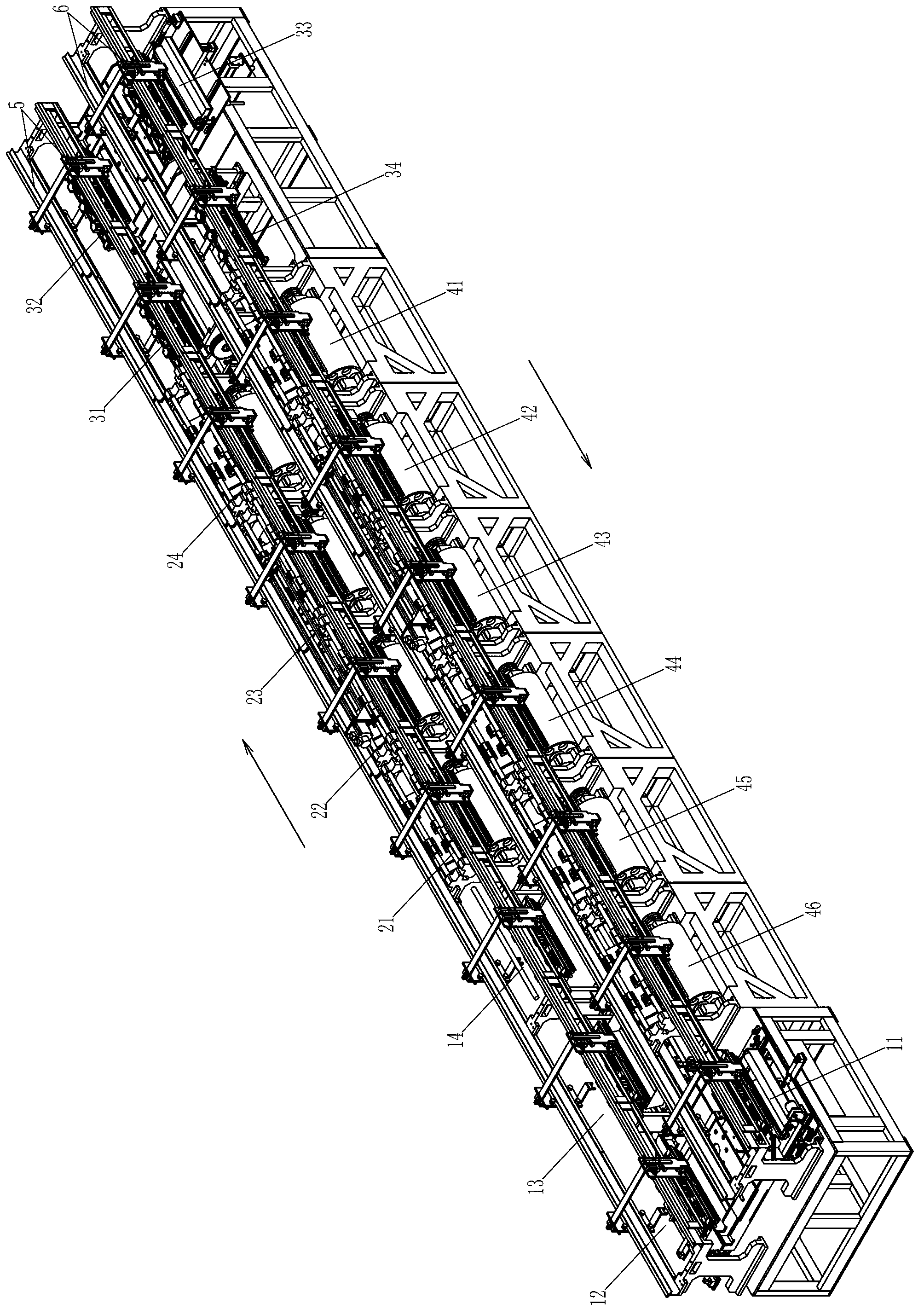Automatic crystal blank grinding and polishing system and butt joint machine thereof