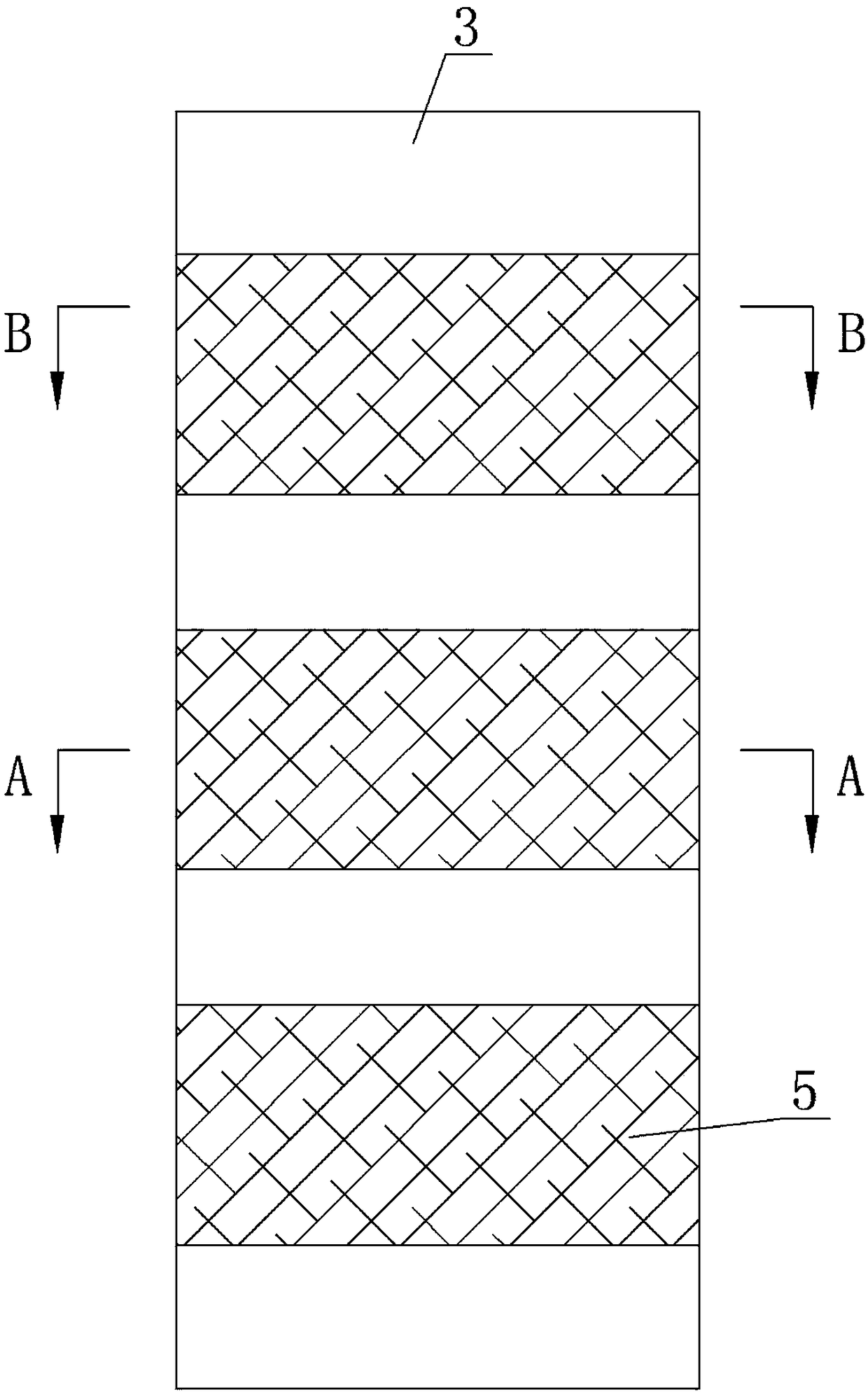 Hollow-sandwich multi-cavity steel pipe concrete member and preparation method thereof
