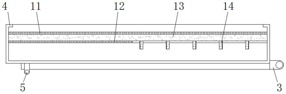 Building structure for building roof greening