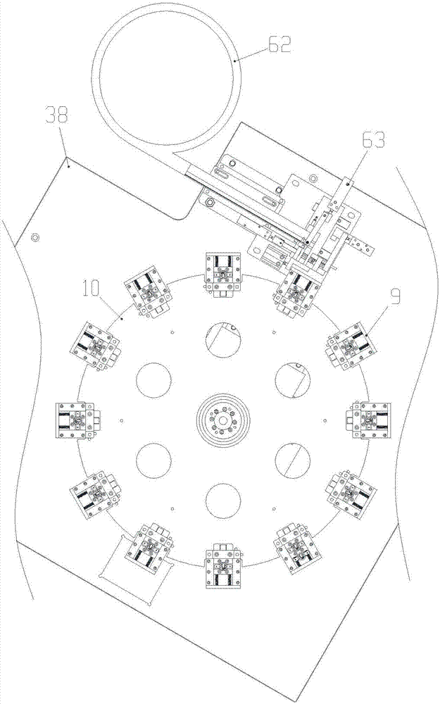 High-speed assembly line device for electronic elements