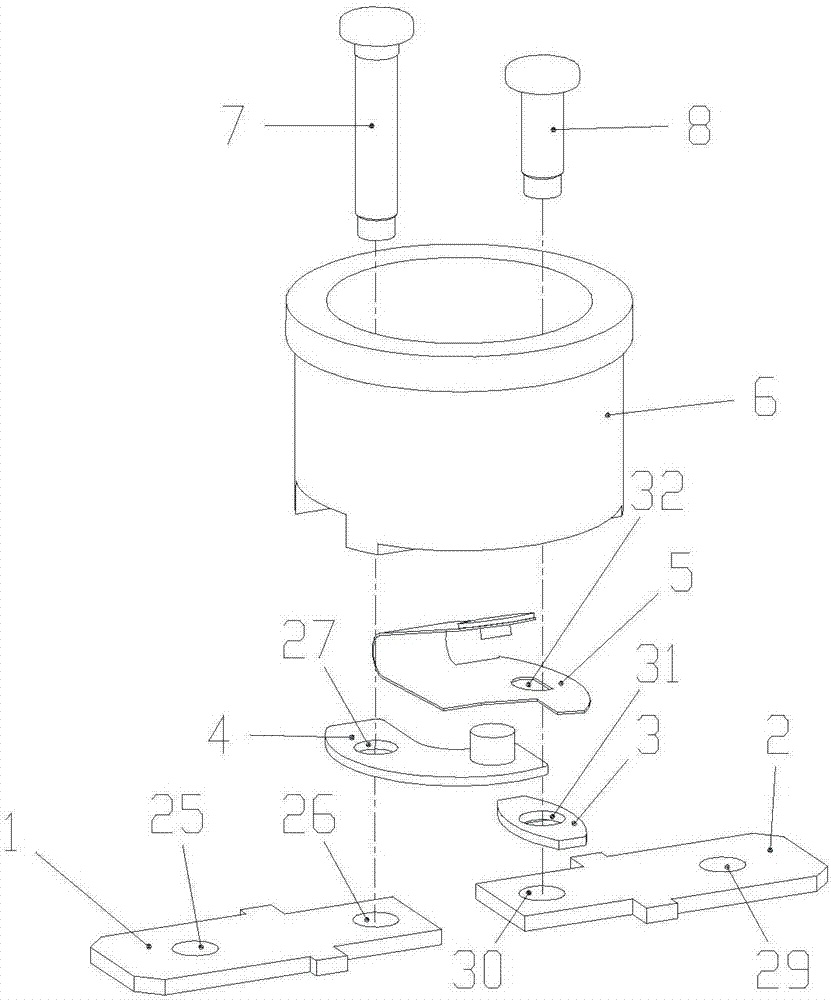 High-speed assembly line device for electronic elements