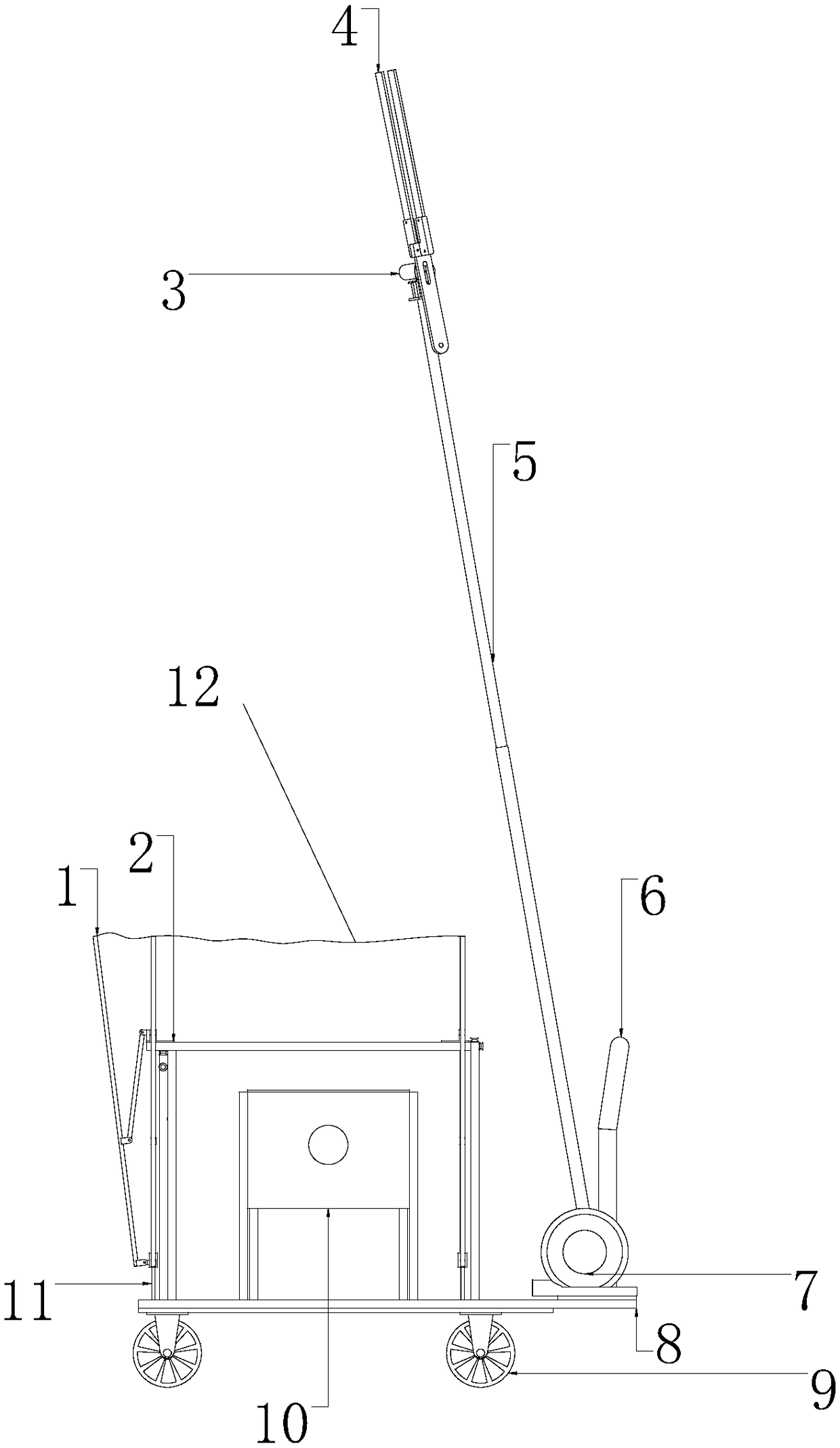 Chinese green date harvester