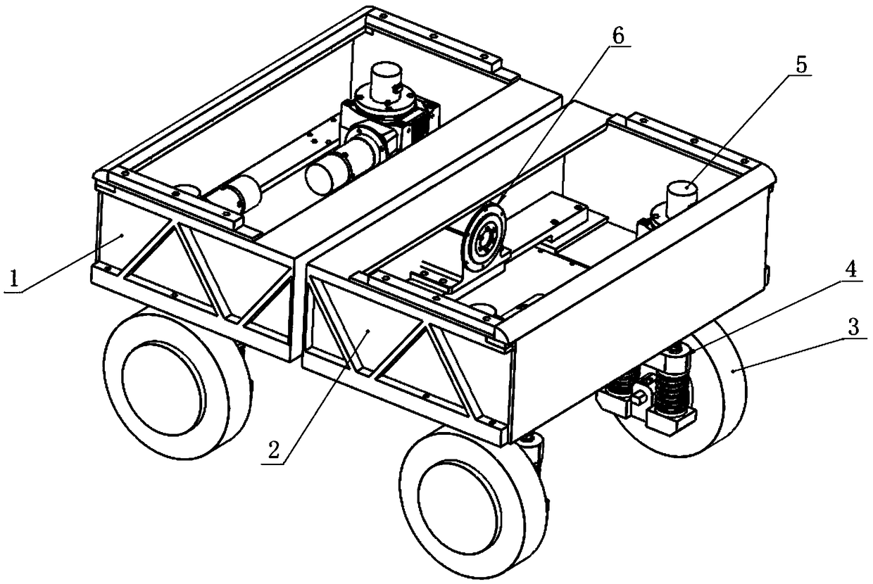 Omni-directional moving chassis of wheeled robot