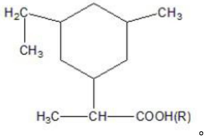 One-way penetrating agent for digital printing pretreatment of natural fiber fabric