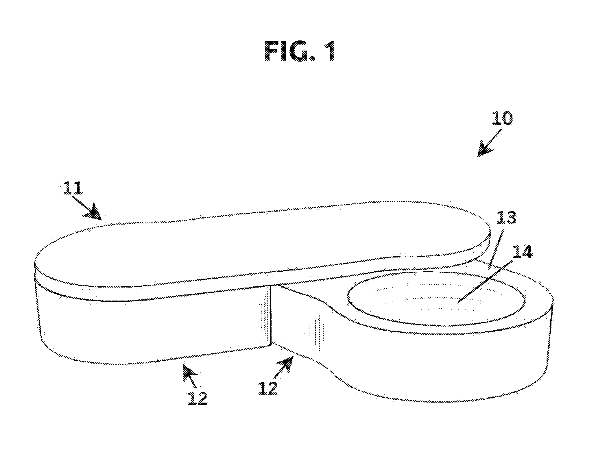 Contact lens case - single hand operation