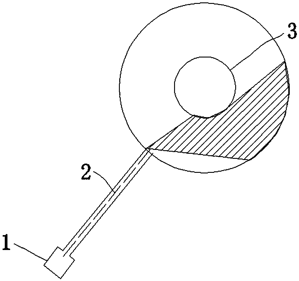 Tokamak divertor target plate temperature accurate measurement method