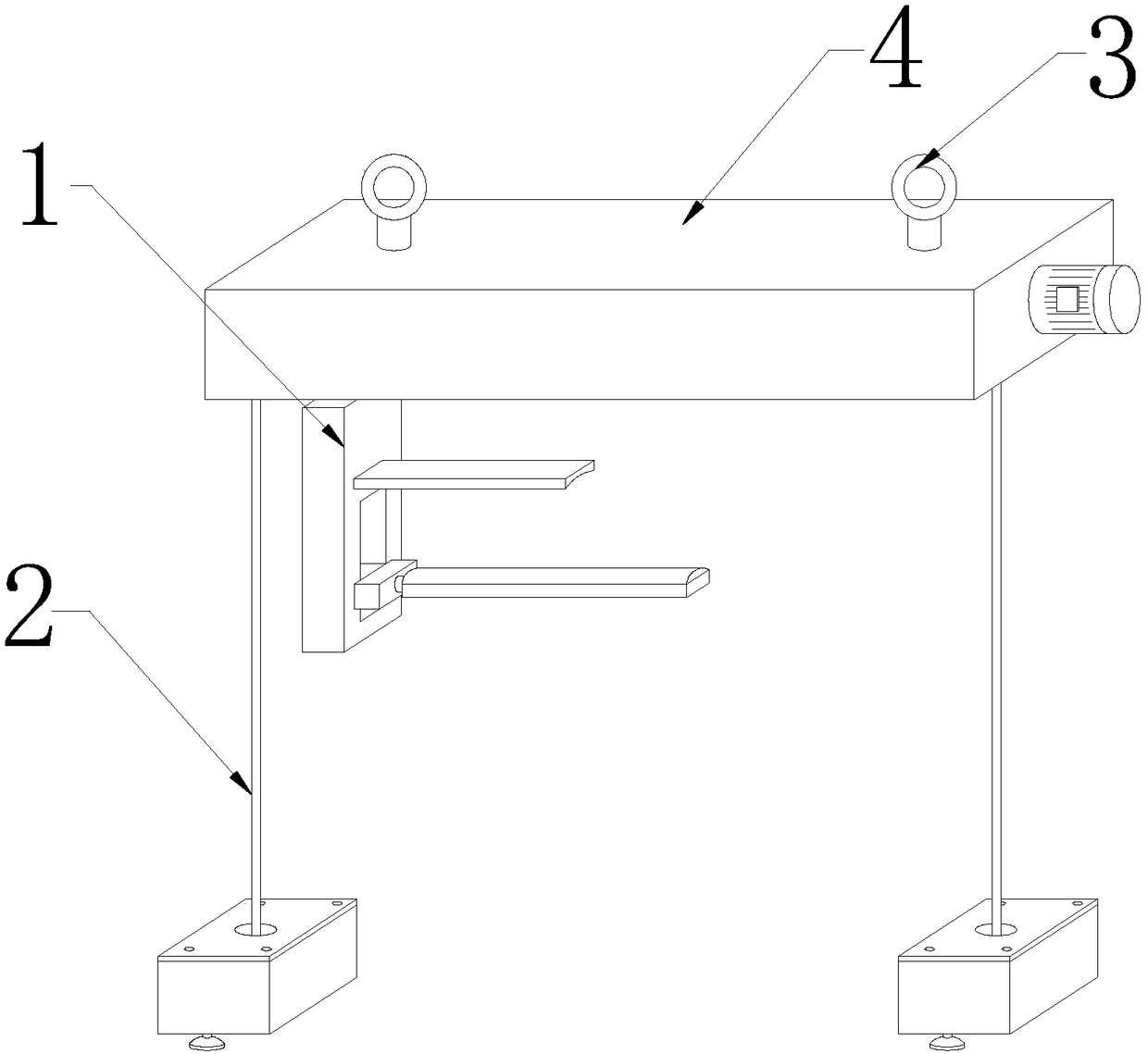 Lifting device special for cylinder-shaped general spare parts