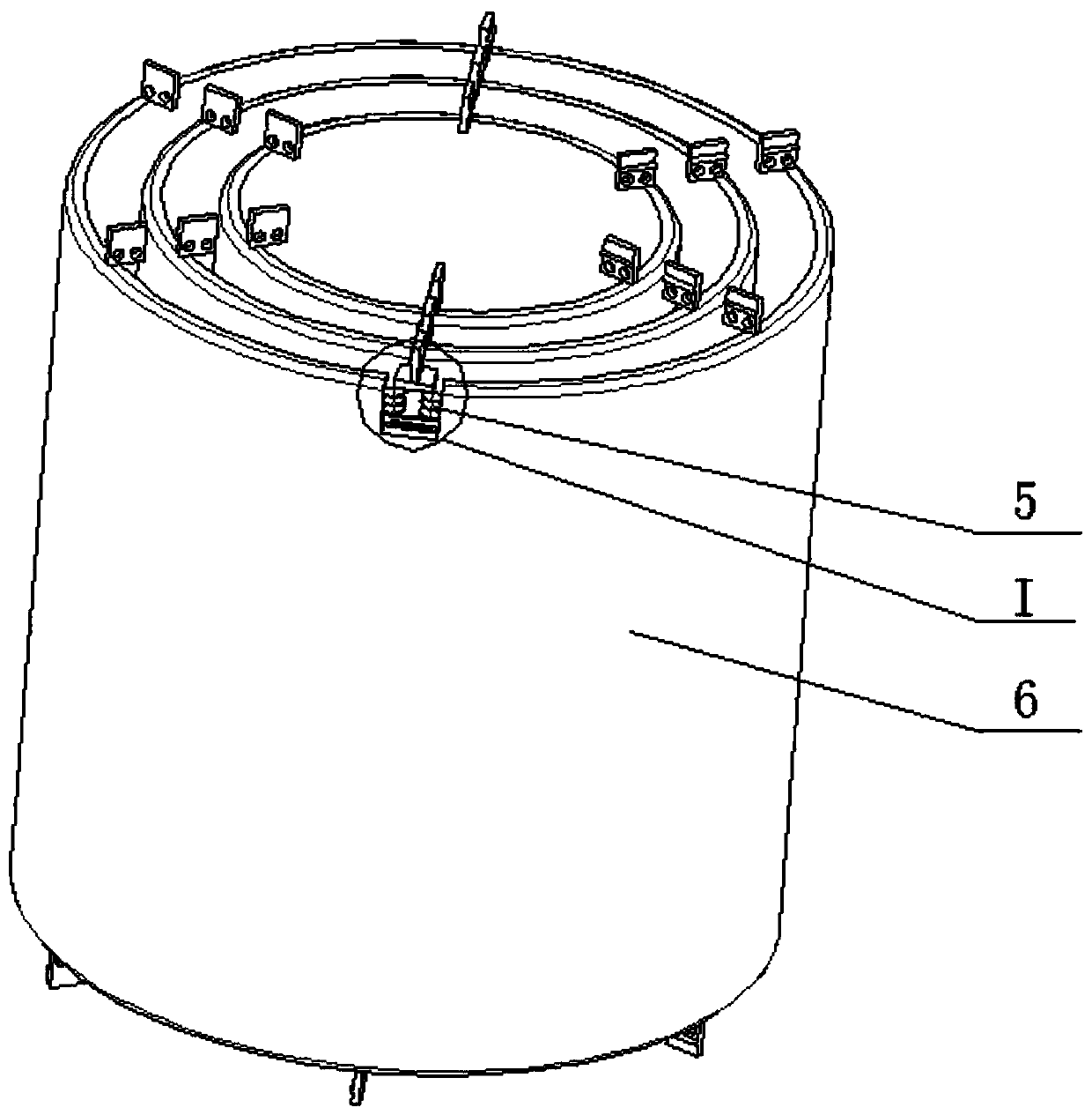 Dry-type air-core reactor with interchangeable splicing structure