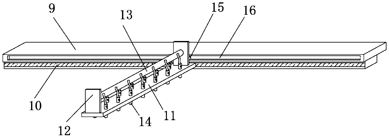Flexible type paint spraying device for plate processing and using method thereof