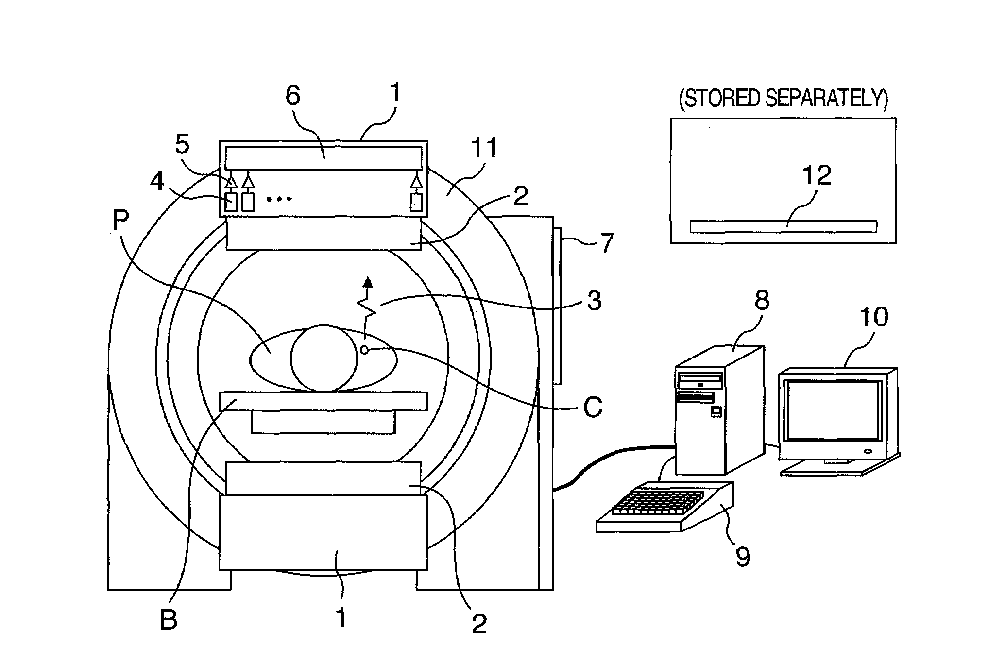 Energy calibration method and radiation detecting and radiological imaging apparatus