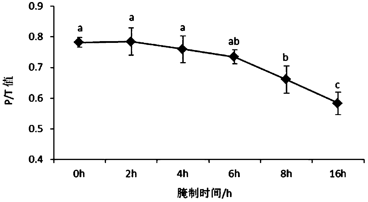 Method for regulating the phosphorylation level of muscle protein