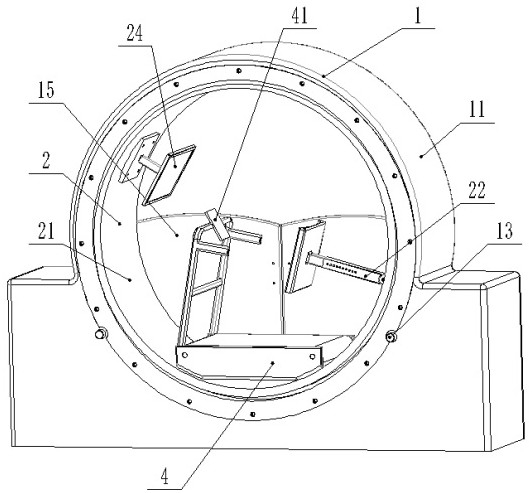 Exercise weight reduction device for severely obese patient