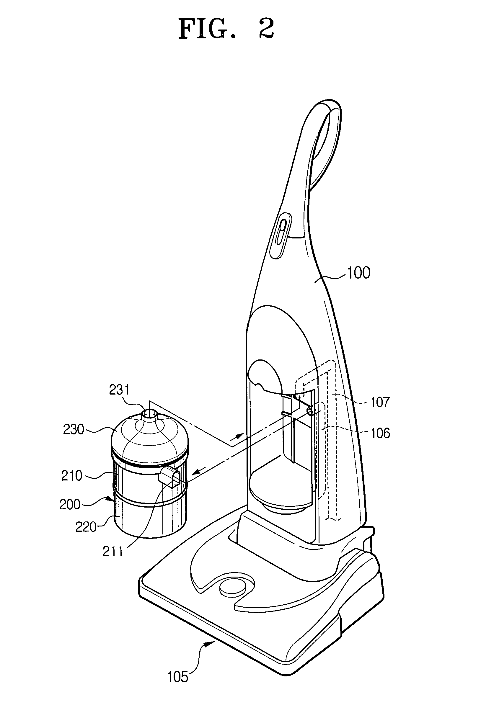 Cyclone dust separating apparatus for vacuum cleaner and vacuum cleaner having the same