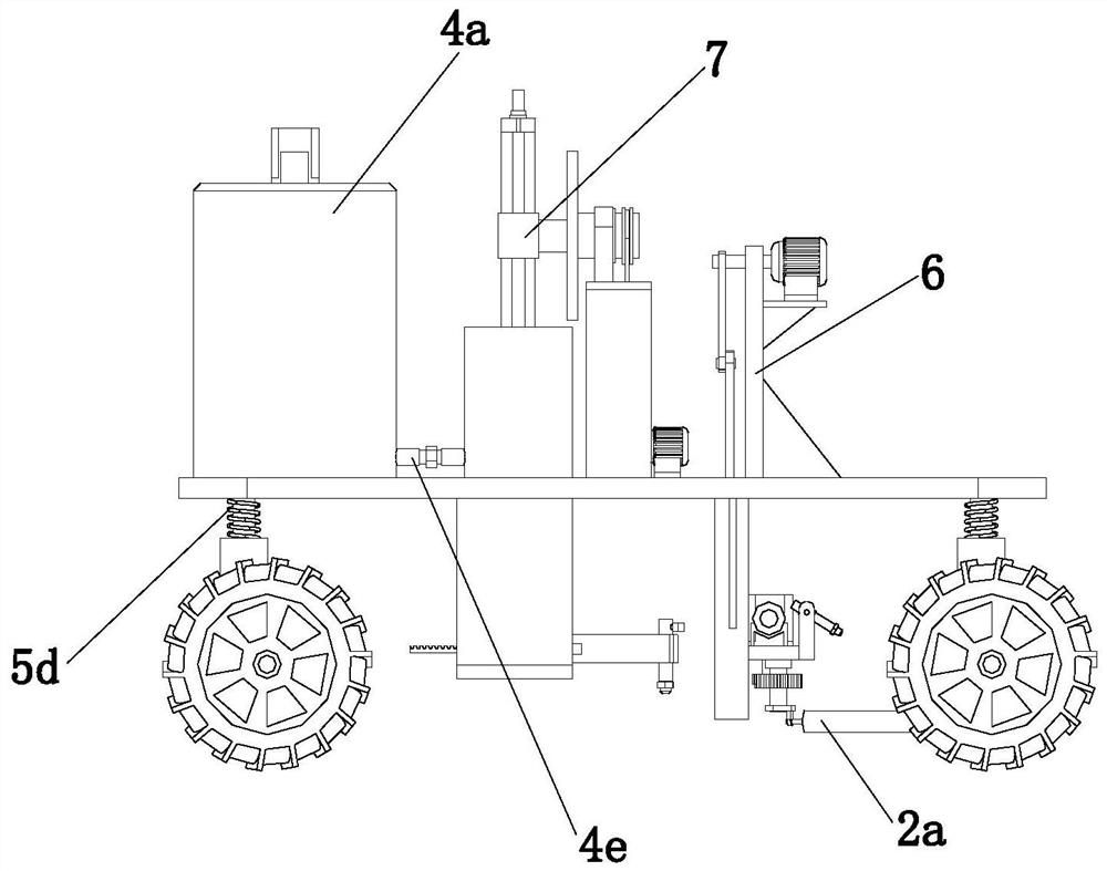 A traffic marking spraying device for municipal roads