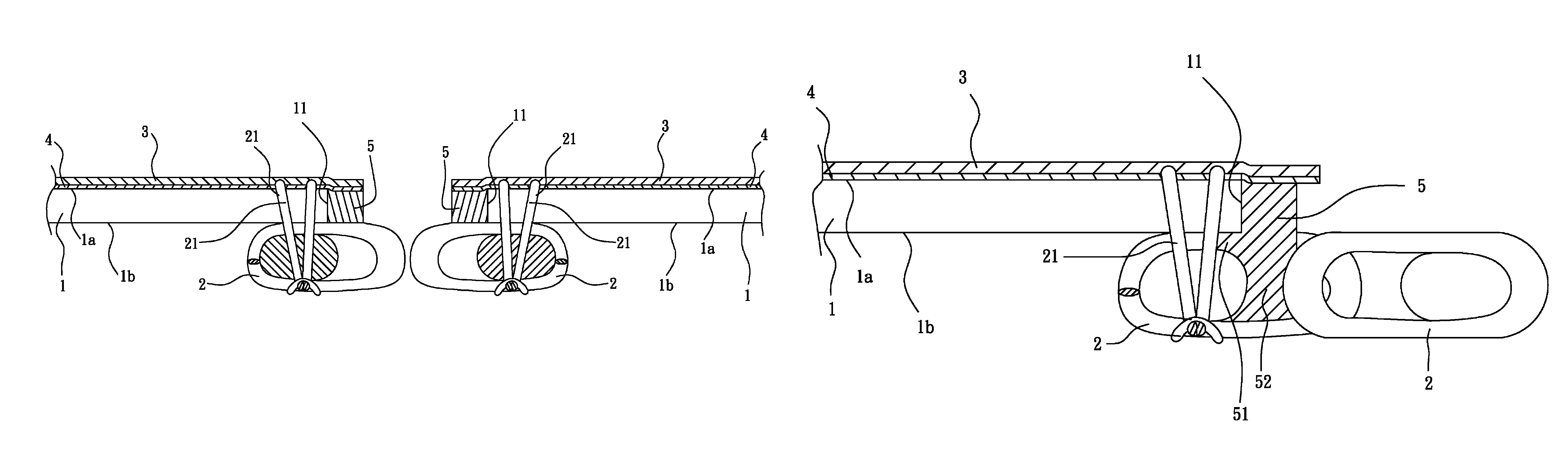 Continuous-coil type waterproof slide fastener and the structure impervious to fluid thereof