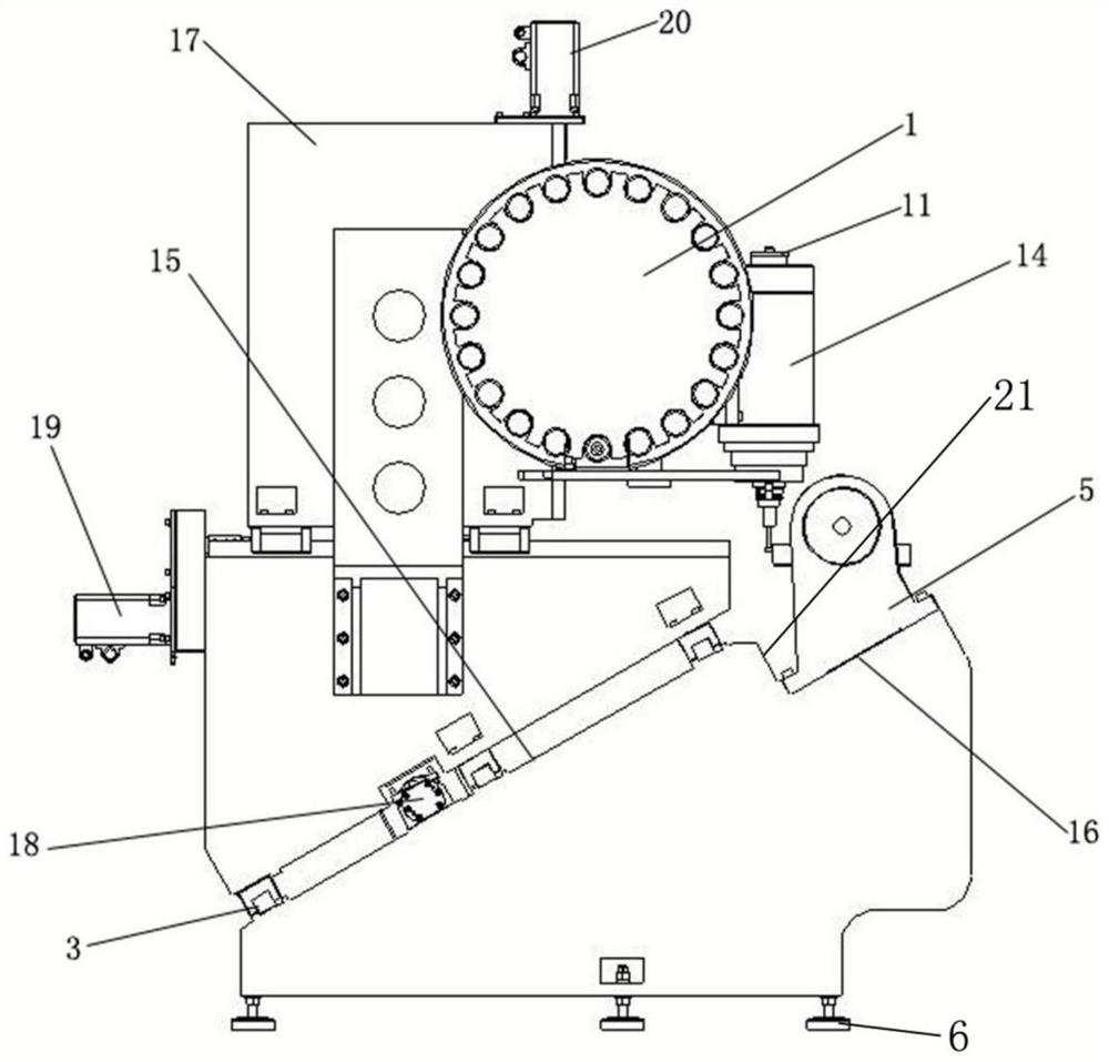 A five-axis linkage CNC machine tool