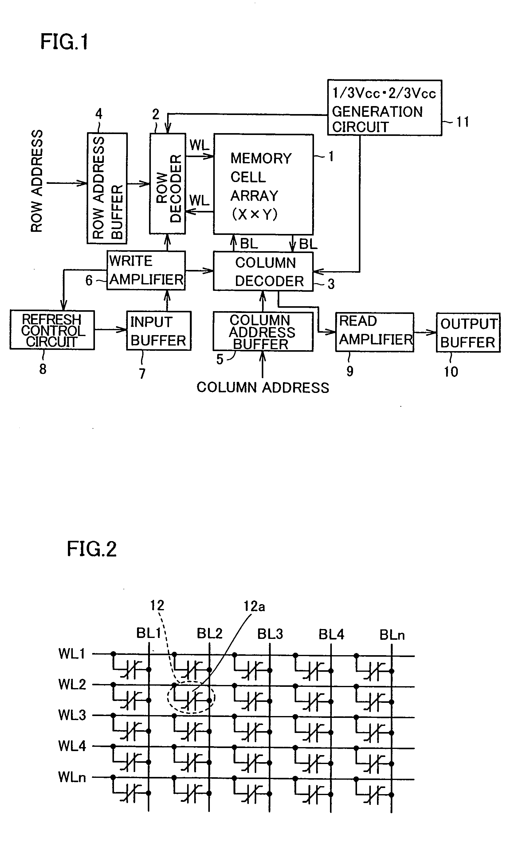 Ferroelectric memory having a refresh control circuit capable of recovering residual polarization of unselected memory cells