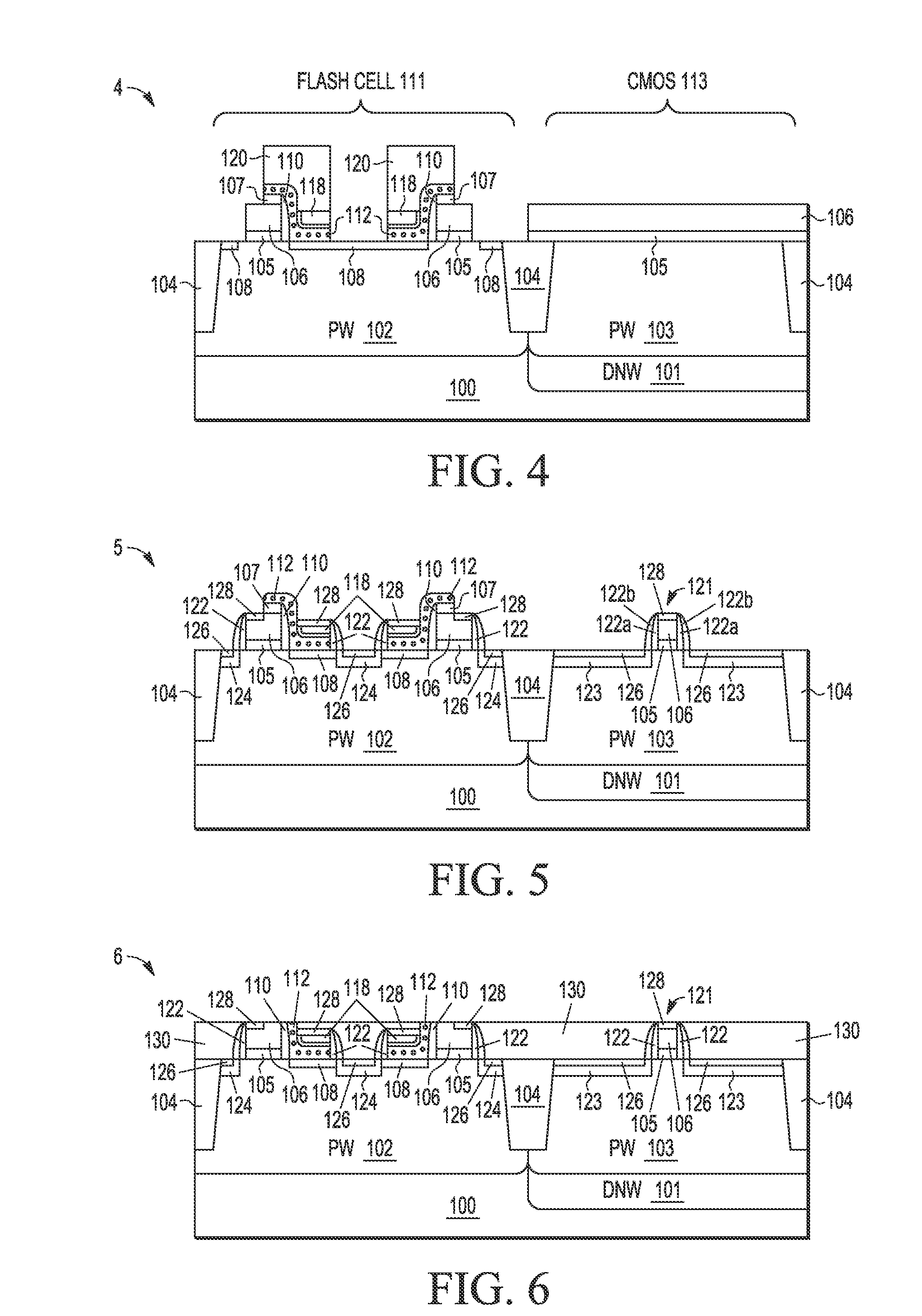 Nonvolatile Memory Bitcell With Inlaid High K Metal Select Gate