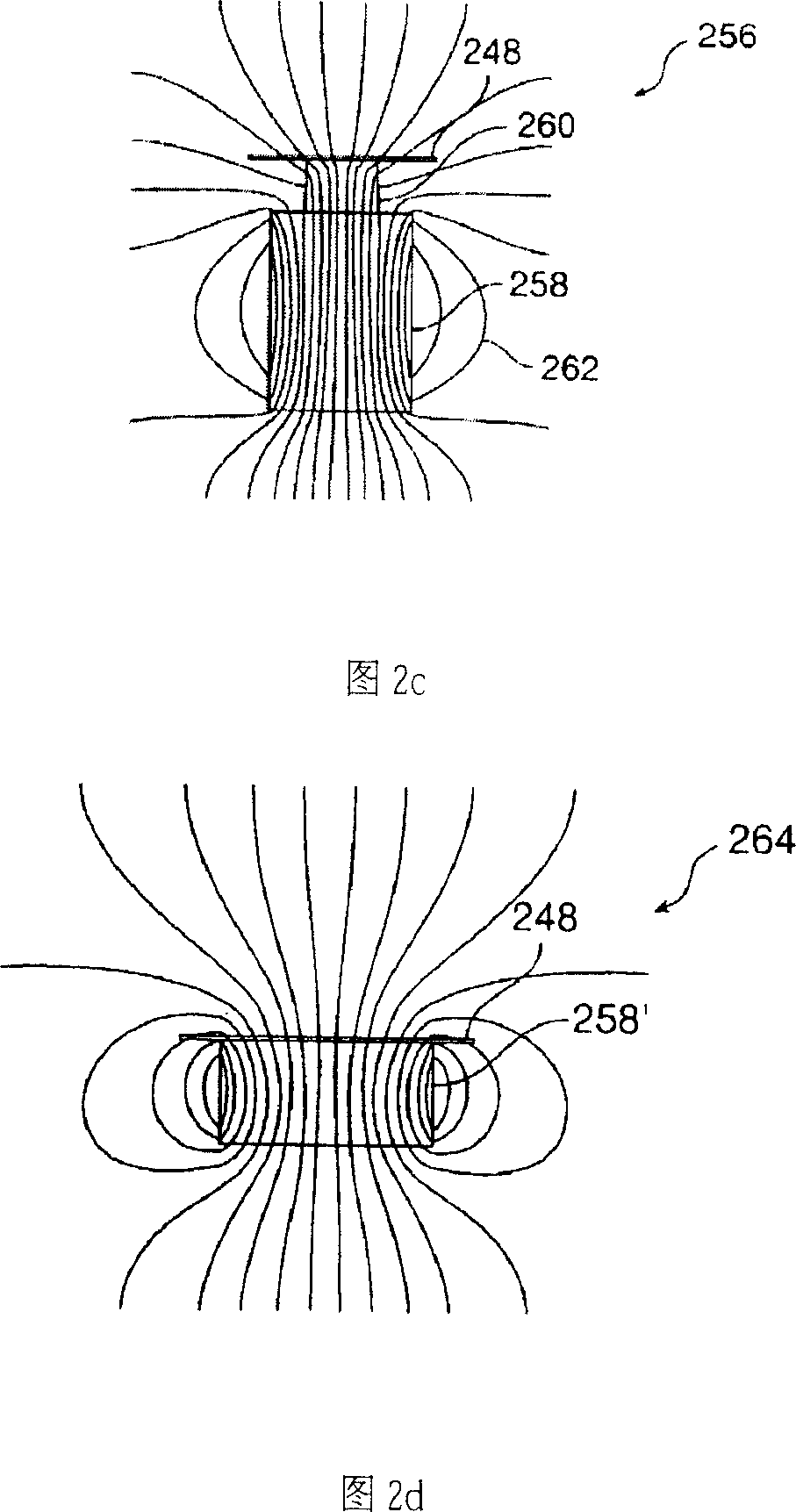 Apparatus for orienting magnetic flakes