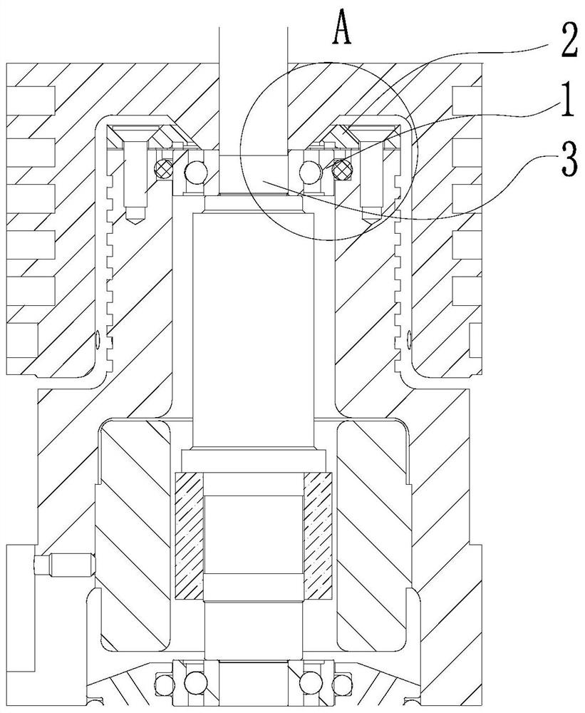 Heat conduction piece, bearing composite supporting cooling structure and vacuum pump