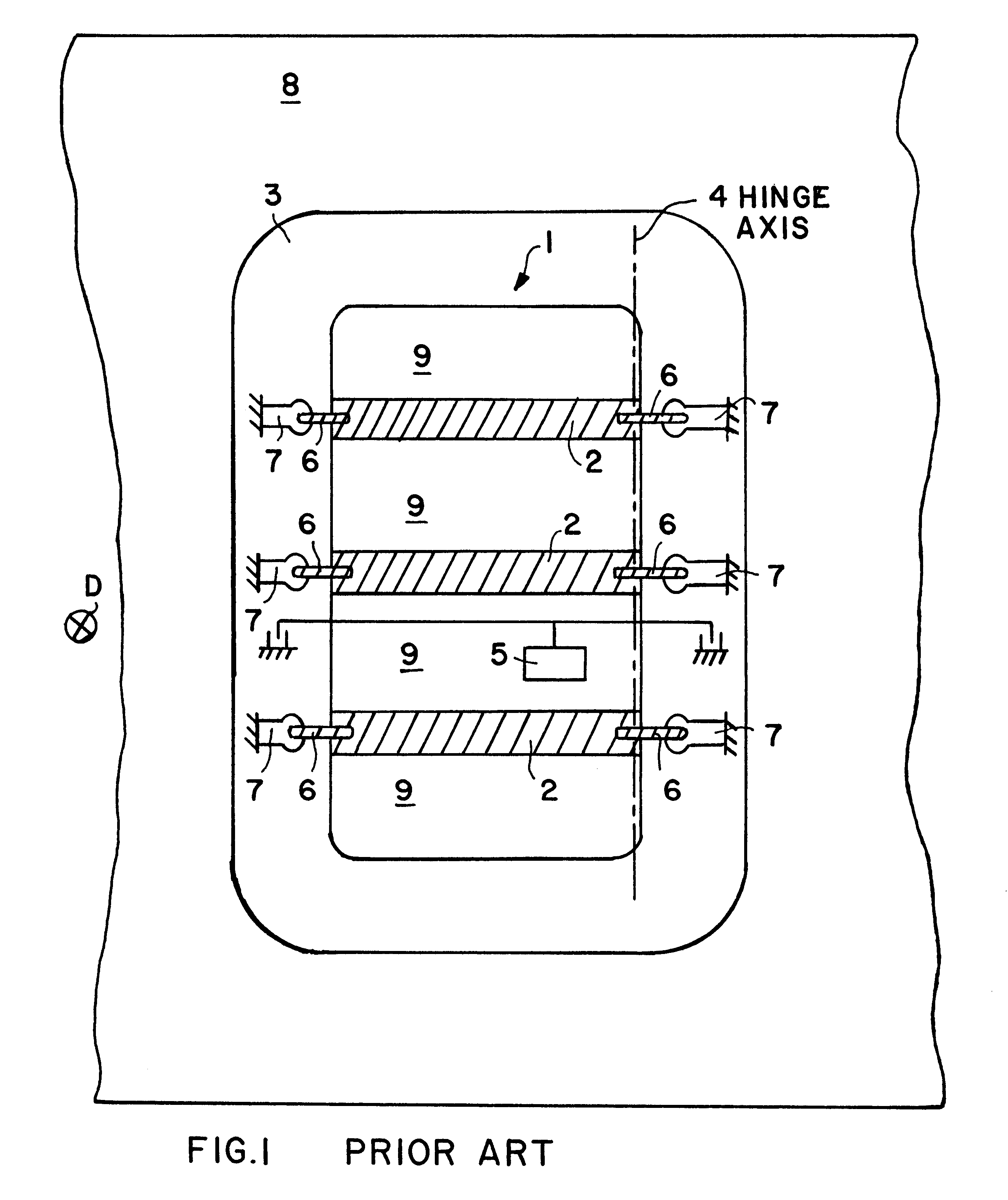 Aircraft door structure