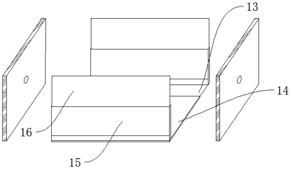 A vertical opening sealing mechanism and construction method of the sealing mechanism