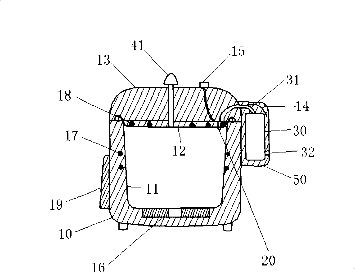 Method for realizing rapid cooking in electric conditioning device