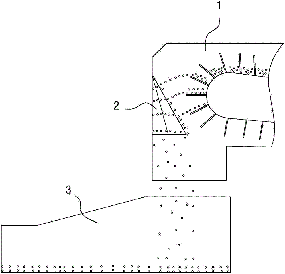 Uniform material distribution apparatus of color sorter