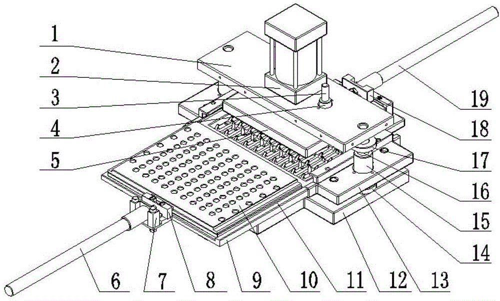 Disassembling machine for pointers of pneumatic watch movement