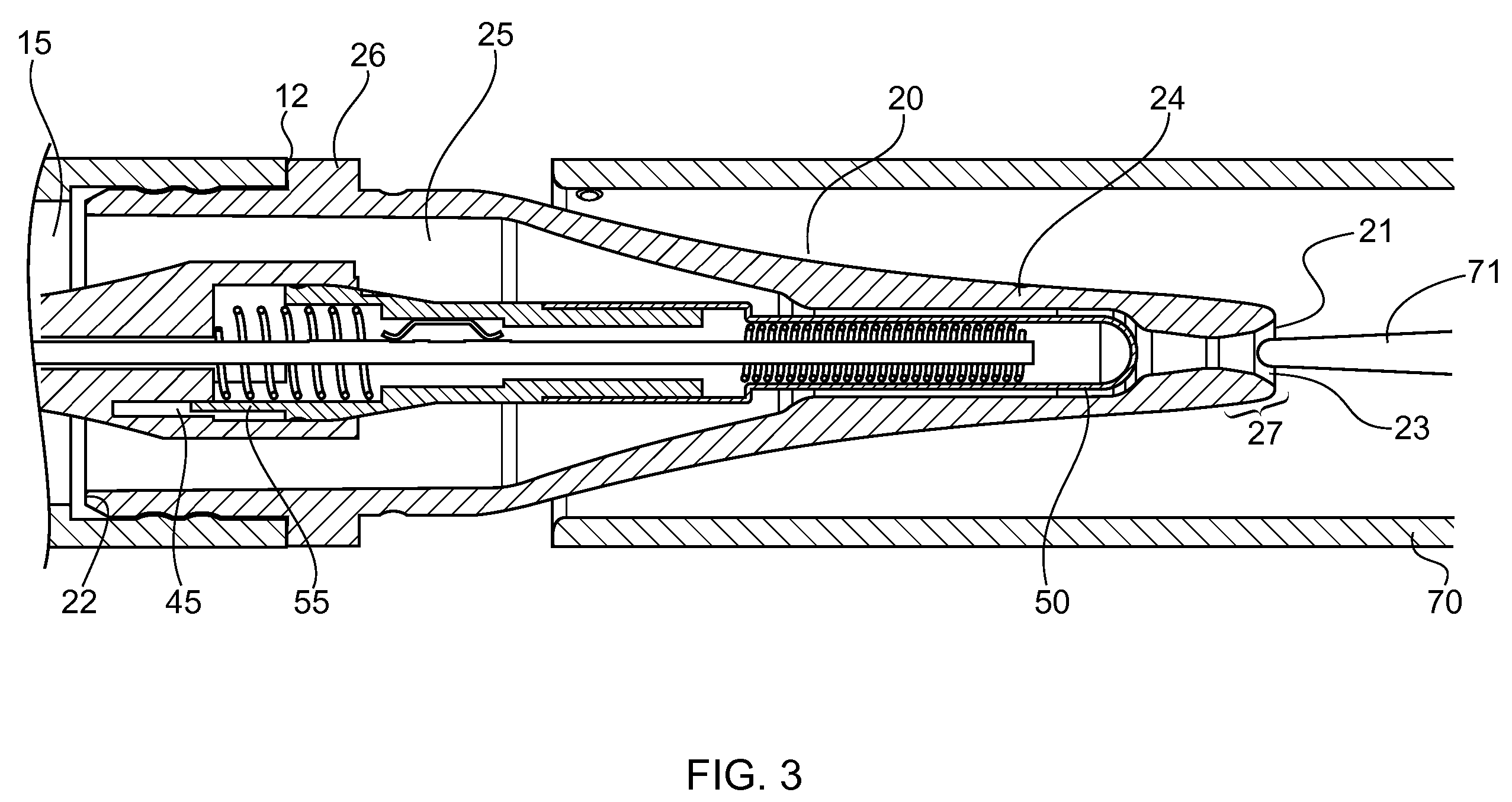 Cosmetic dispensing devices containing heating elements