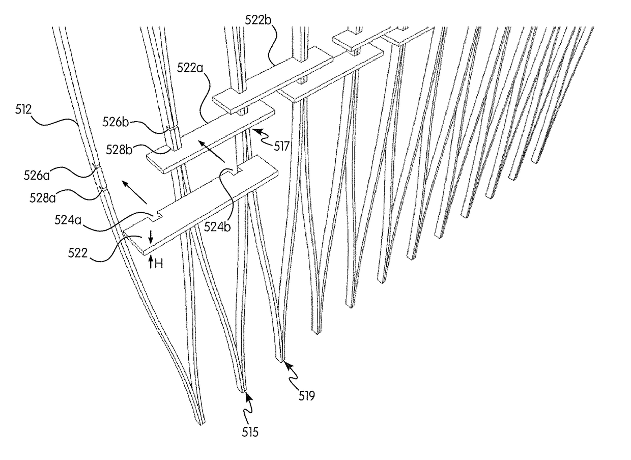 Architectural structures having an expandable frame