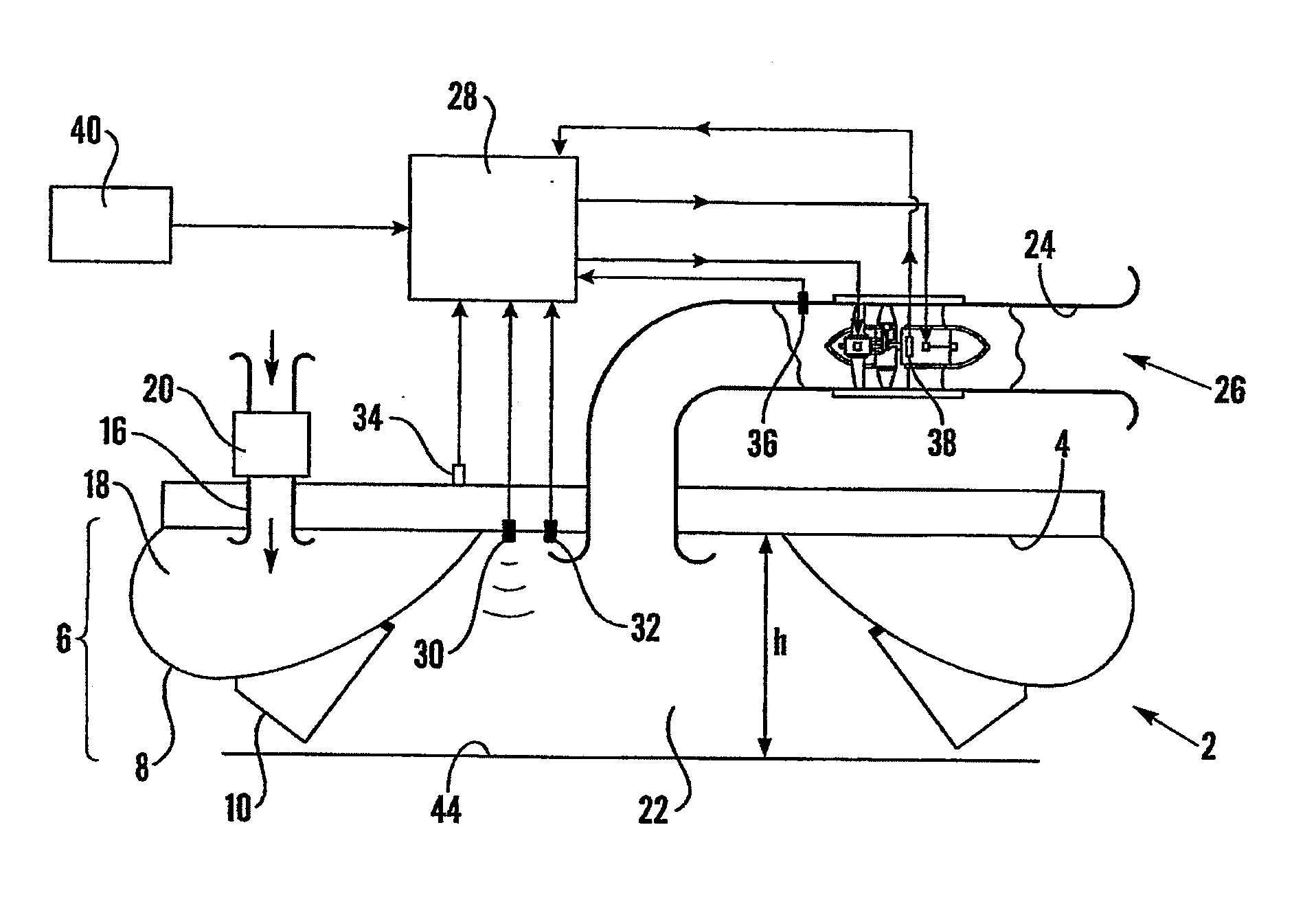 Air cushion landing system and method of operation