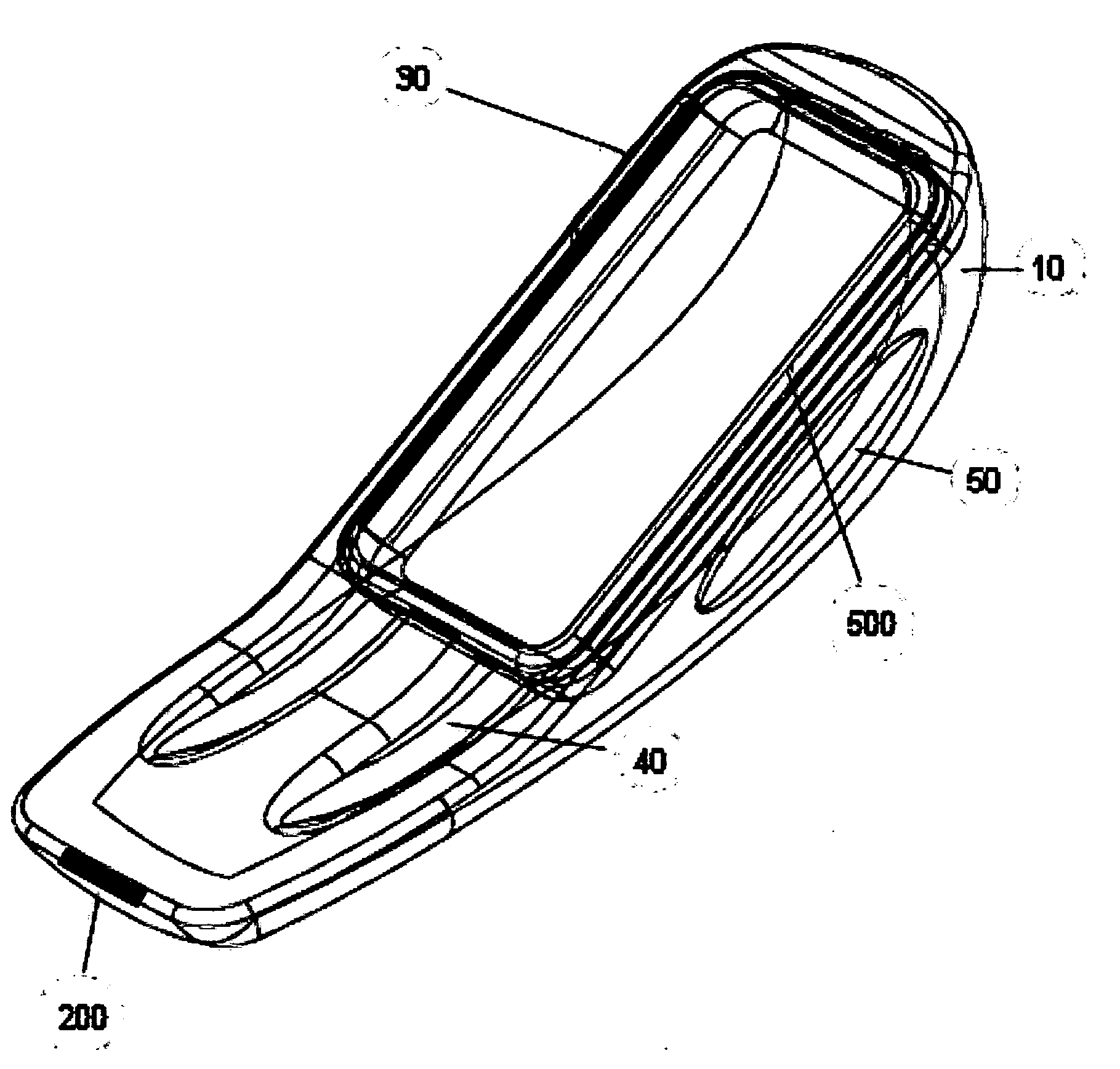 Hand held, ergonomic grip having a portable telephone device removably coupled thereto