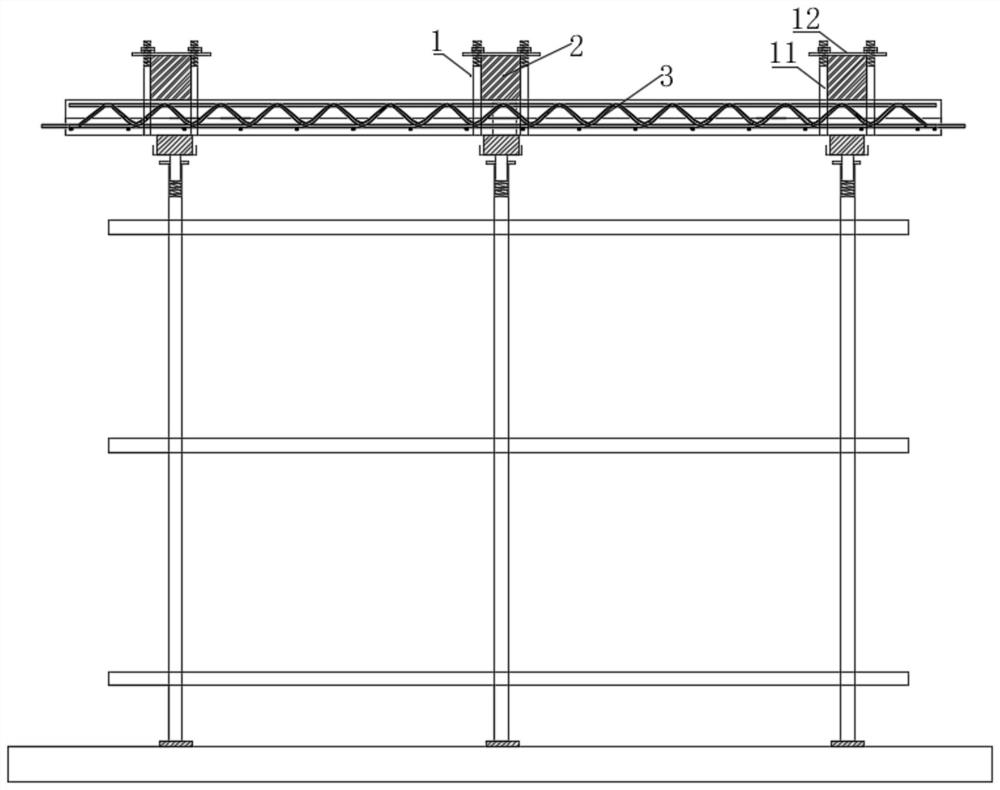 Laminated slab cantilever I-shaped steel construction method based on BIM (Building Information Modeling) technology