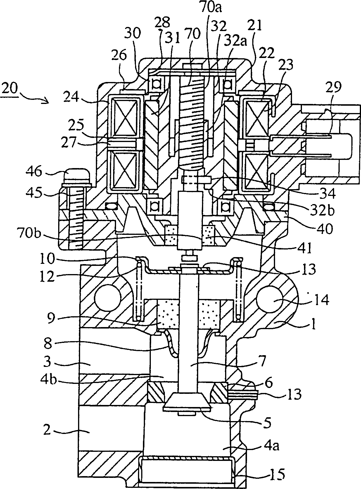 Motor shaft for rotation/direct action converting motor and method of manufacturing the motor shaft