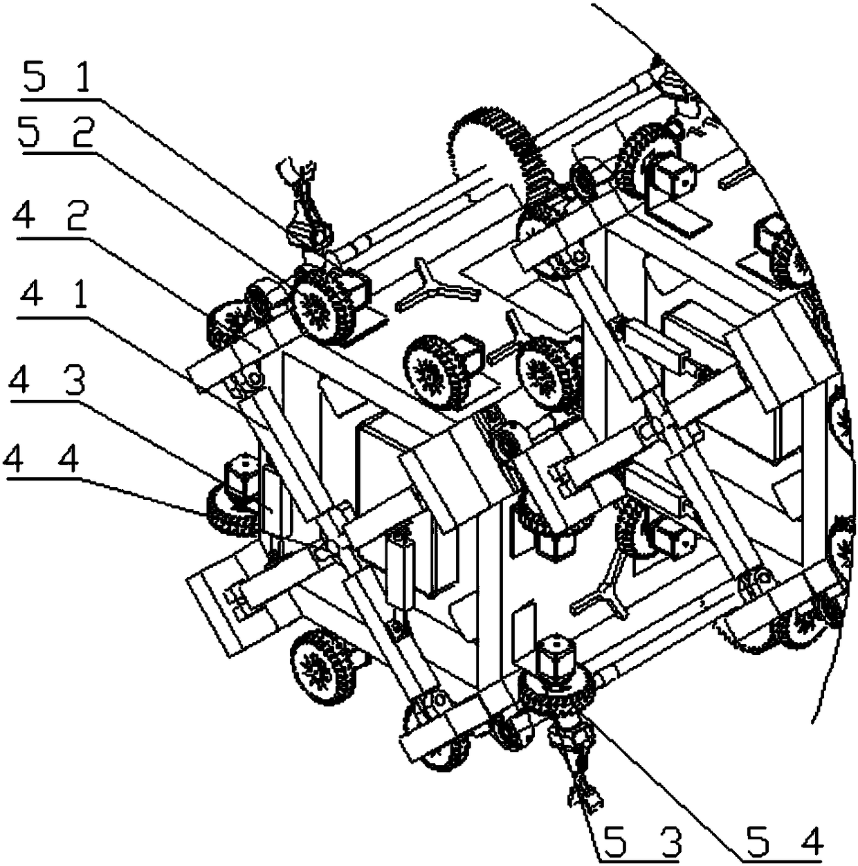 An adaptive stairway cleaning robot and its stair climbing method