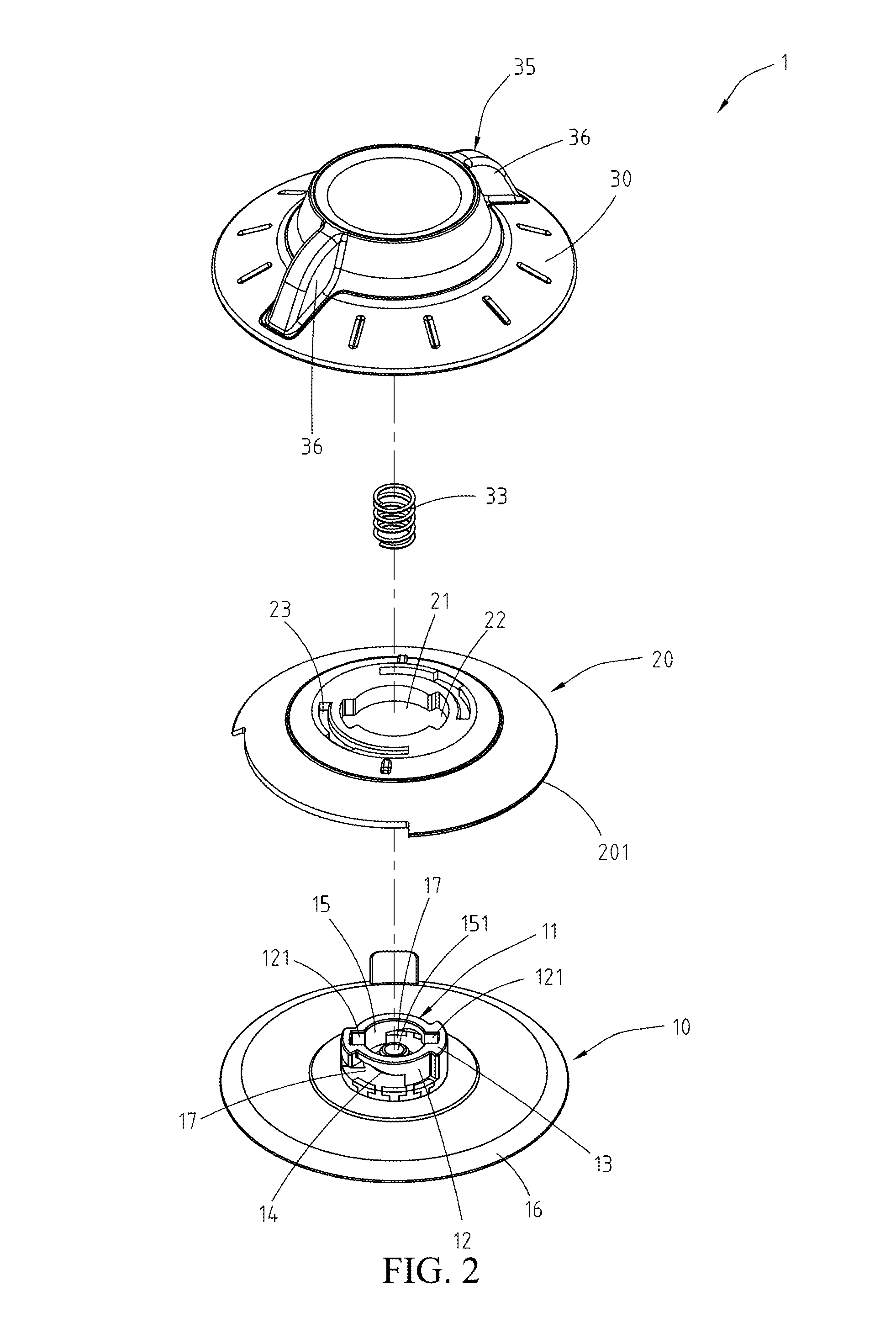 Rotary suction device