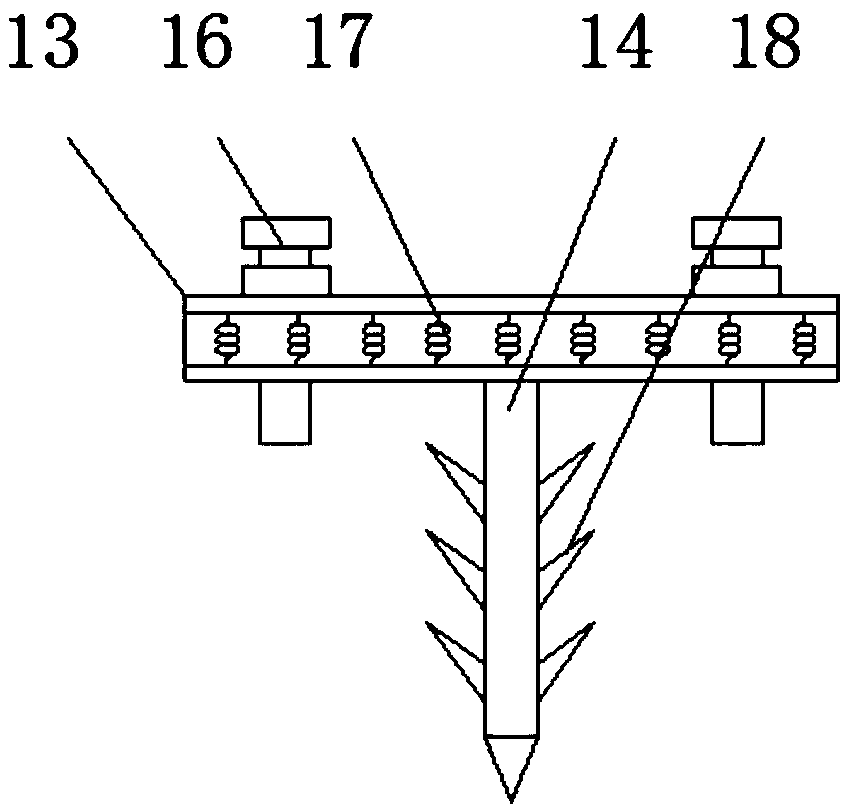 High-stability tunnel supporting device