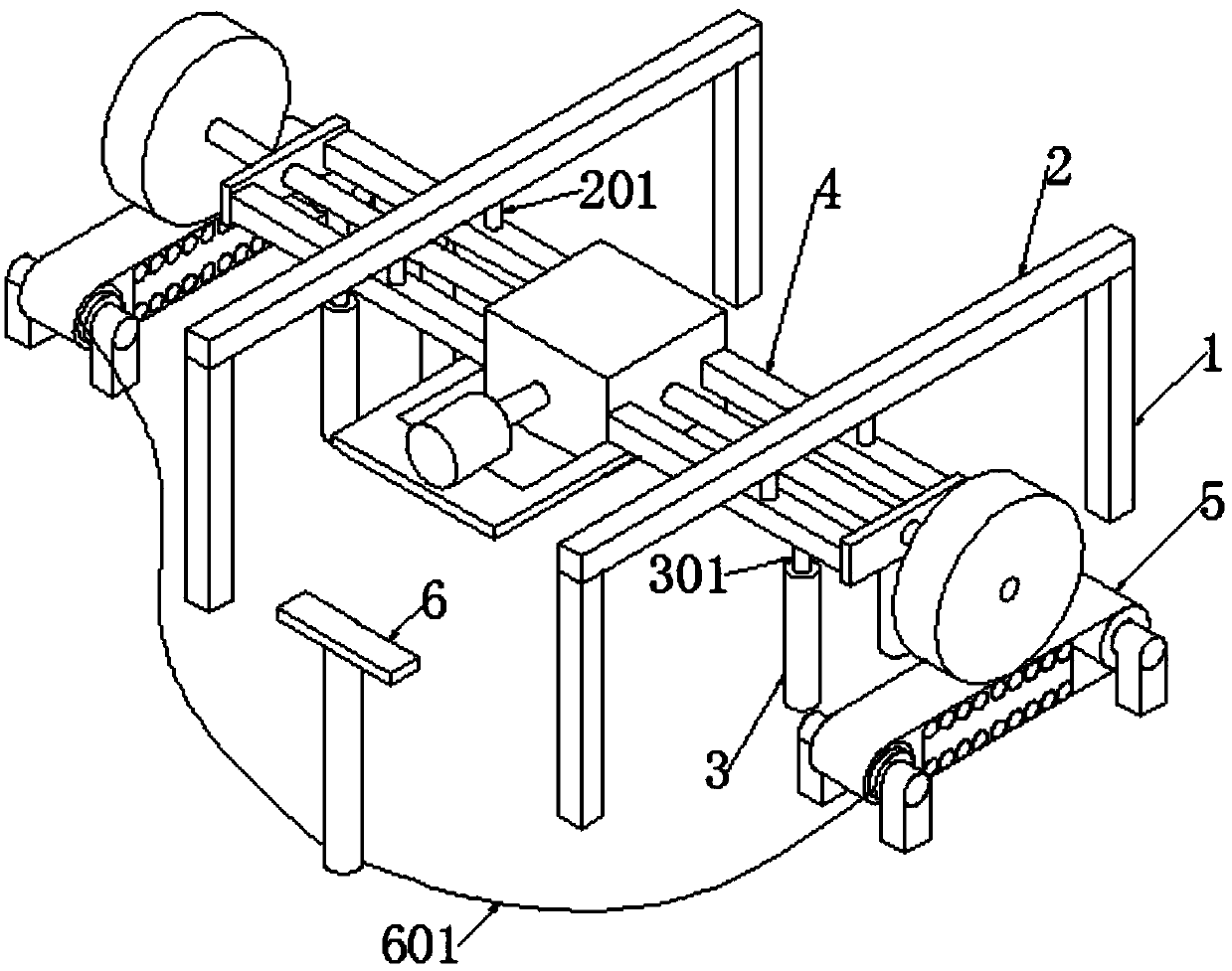 Passenger car rear axle drive teaching training system