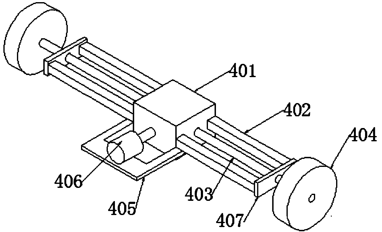 Passenger car rear axle drive teaching training system