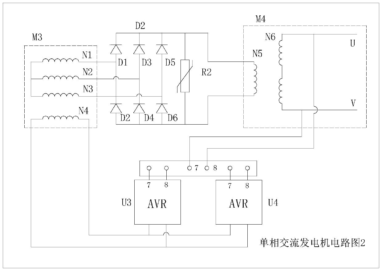 Dual-frequency switching generator