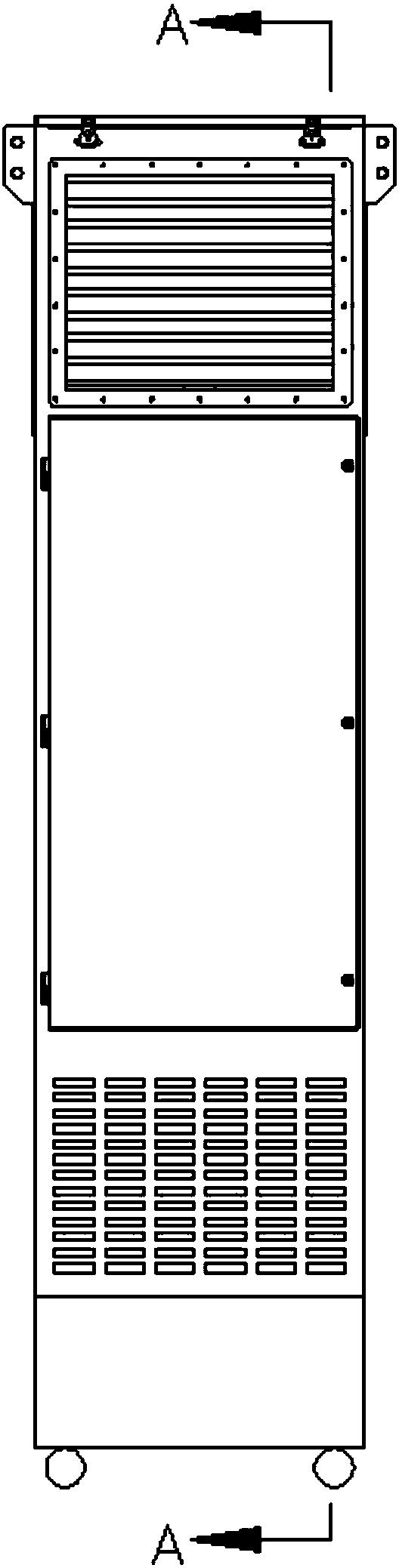 Networking replacement type recycling ventilation cluster system