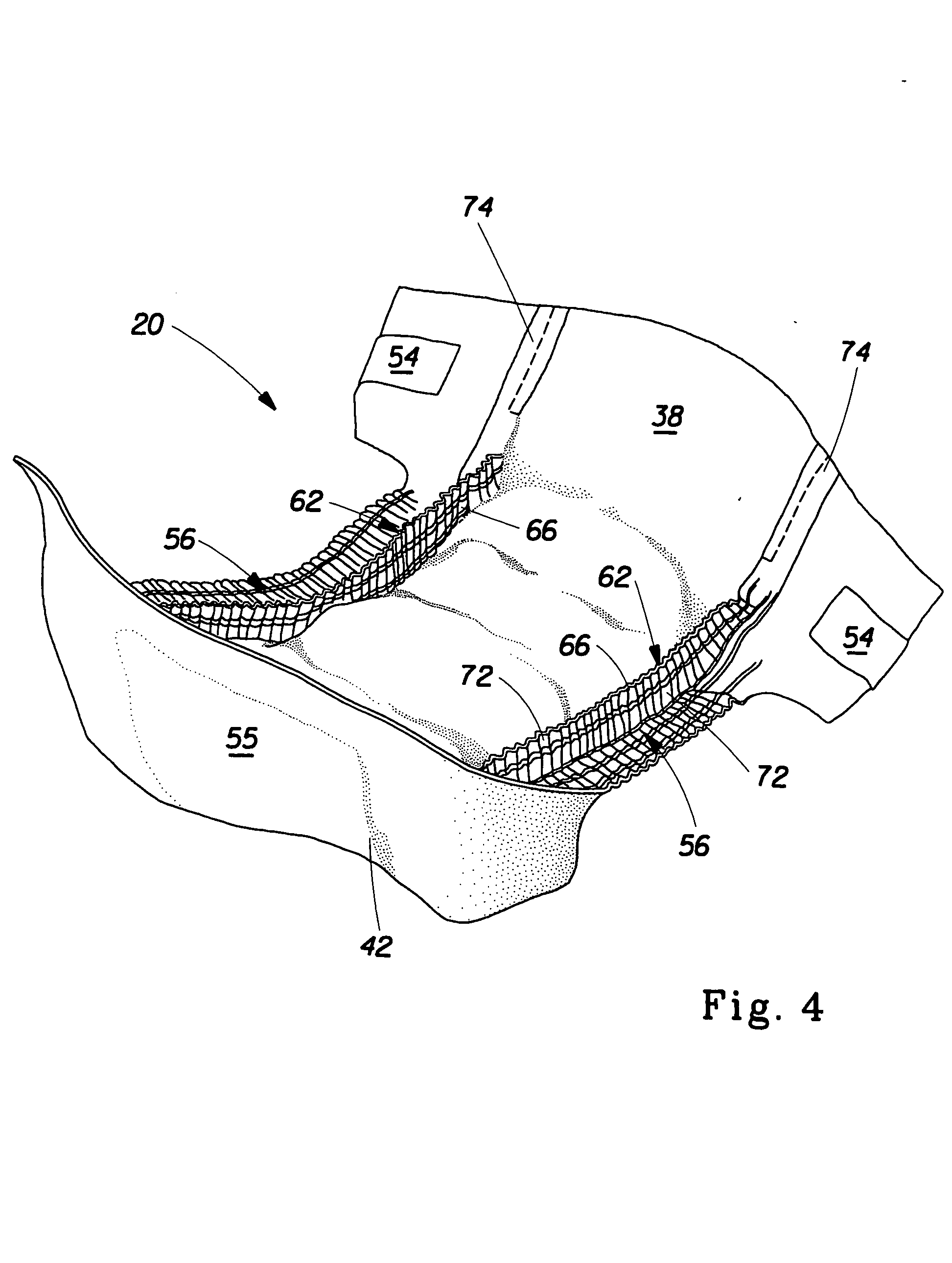 Absorbent articles having cuffs with skin care composition disposed thereon