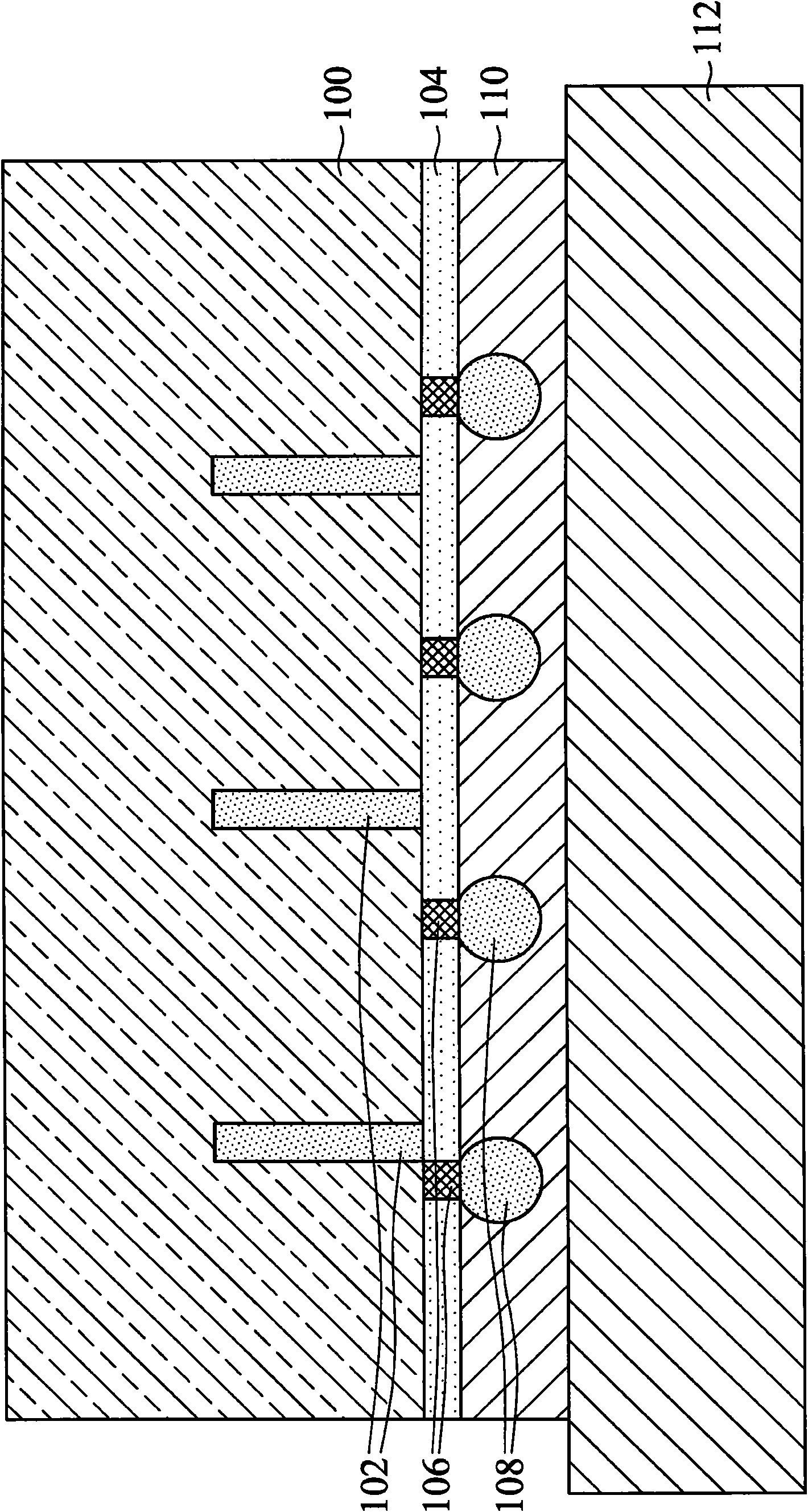 Structure with alignment mark and manufacture method for stacking device