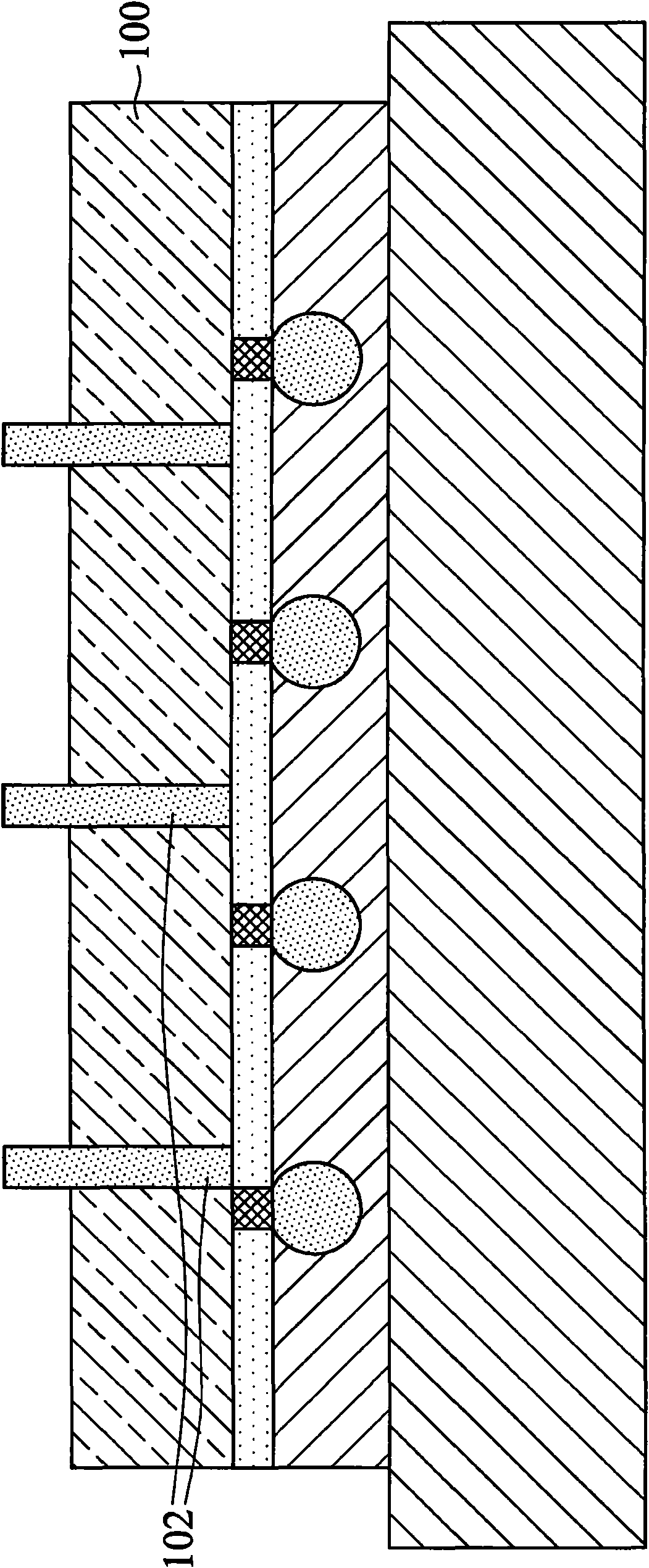 Structure with alignment mark and manufacture method for stacking device