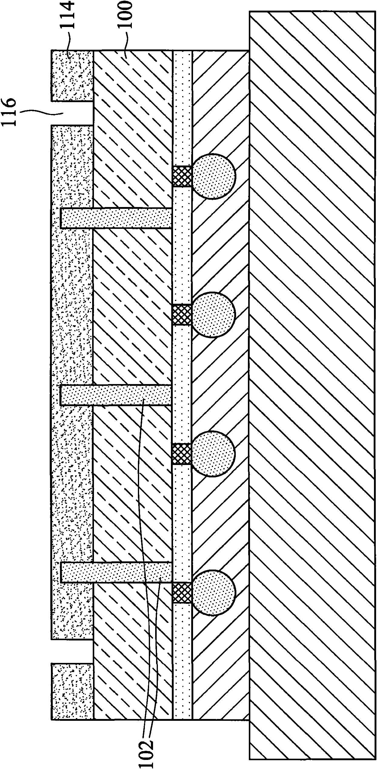 Structure with alignment mark and manufacture method for stacking device