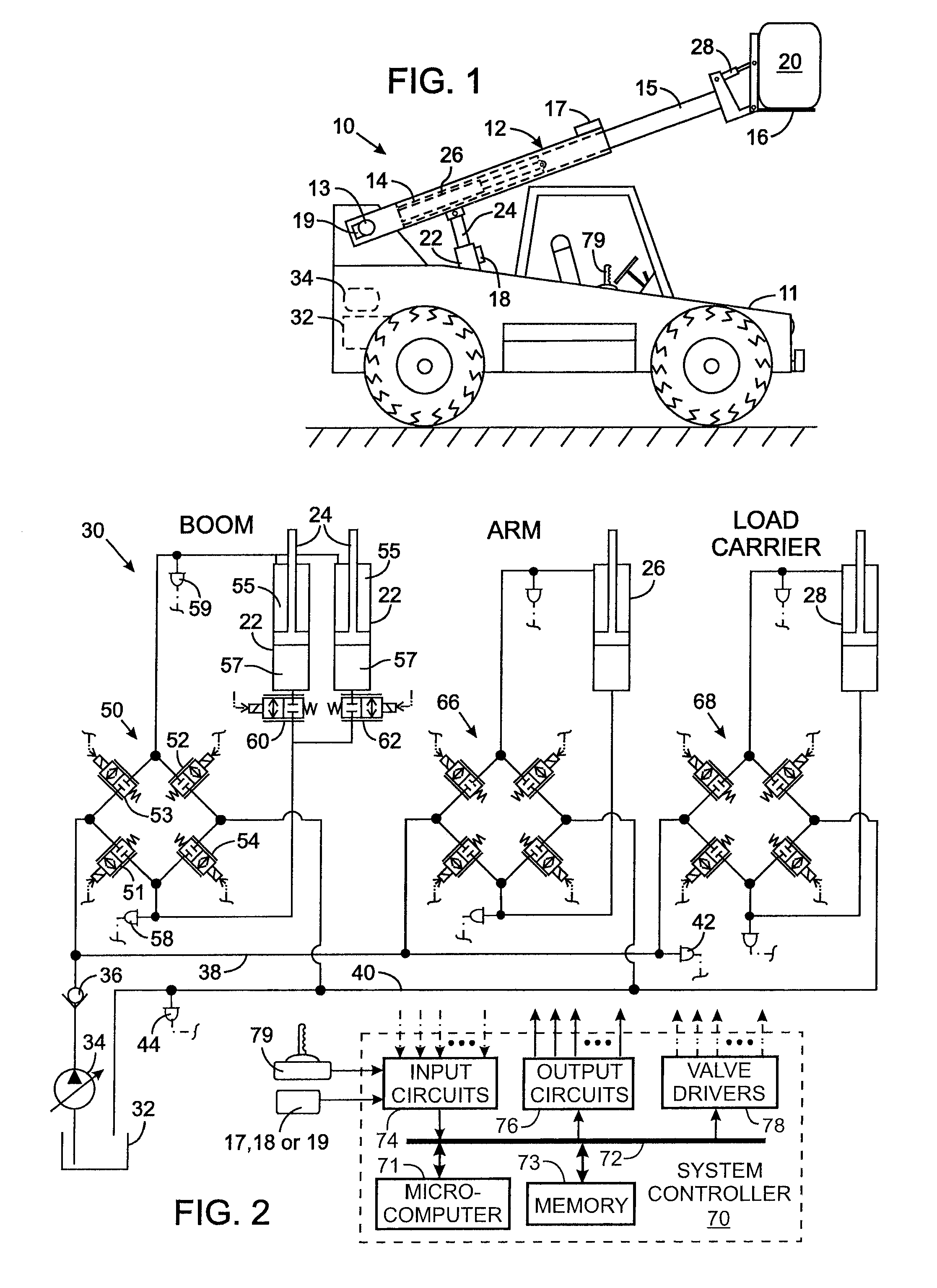 Electrohydraulic valve control circuit with velocity fault detection and rectification