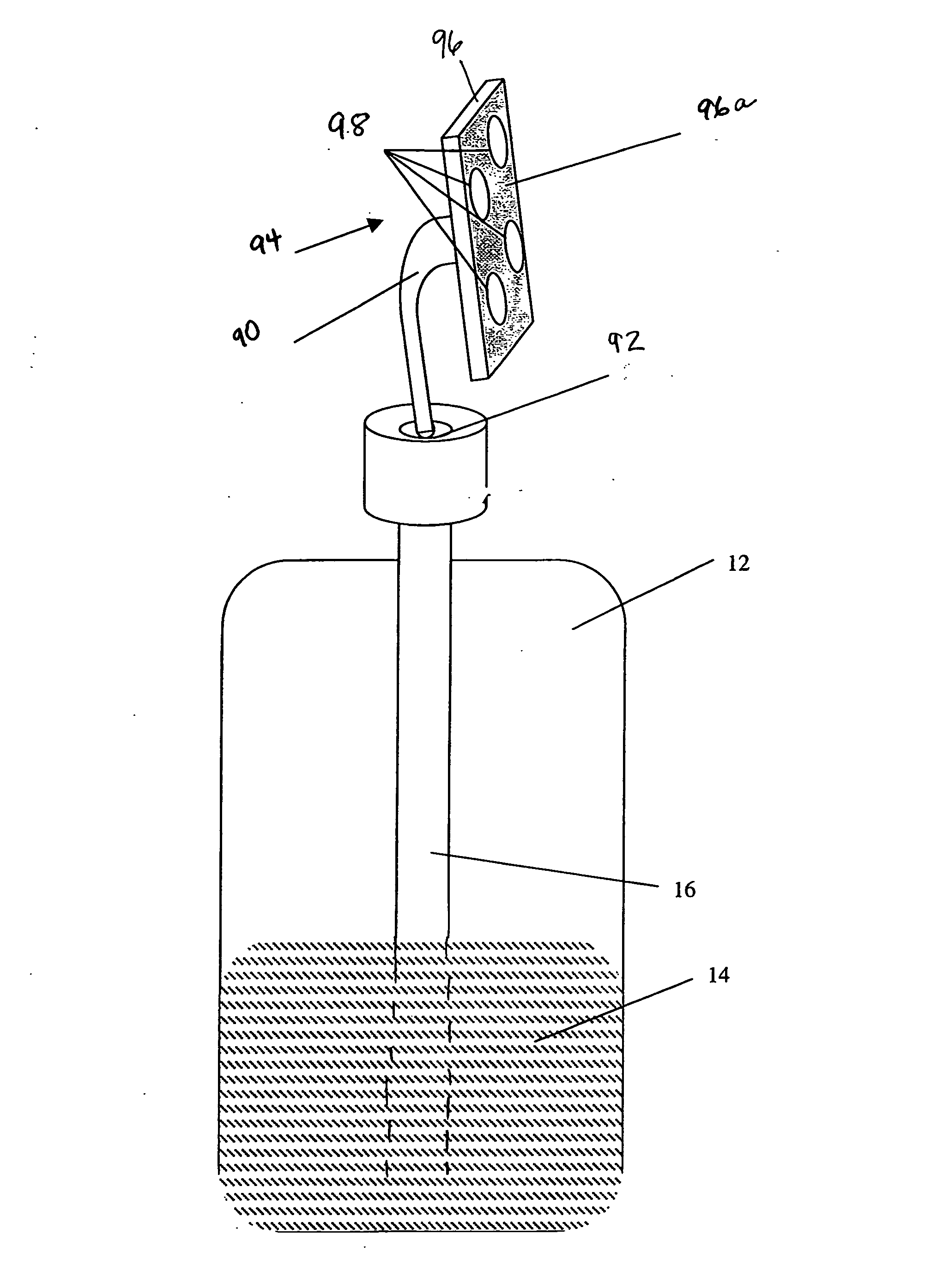 Apparatus and method for releasing a measured amount of content from a container