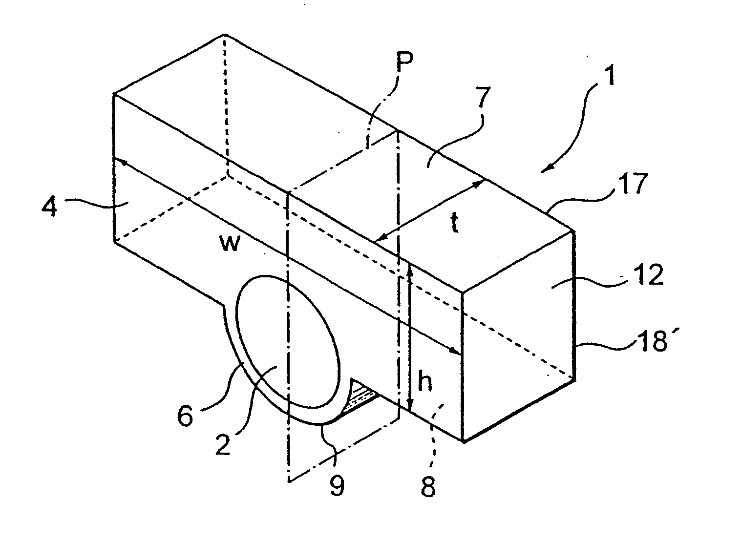 Optical member with handling portion and method for manufacturing optical member and method for mounting optical member and optical module